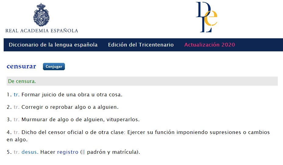 Google censura imágenes según la RAE